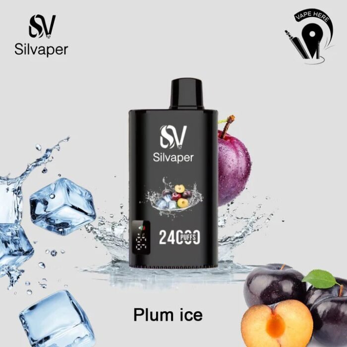 SILVAPER 24000 Puffs 20mg Disposable Vape Price in Dubai Plum Ice