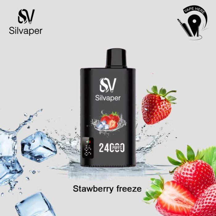 SILVAPER 24000 Puffs 20mg Disposable Vape Price in Dubai Strawberry Freeze