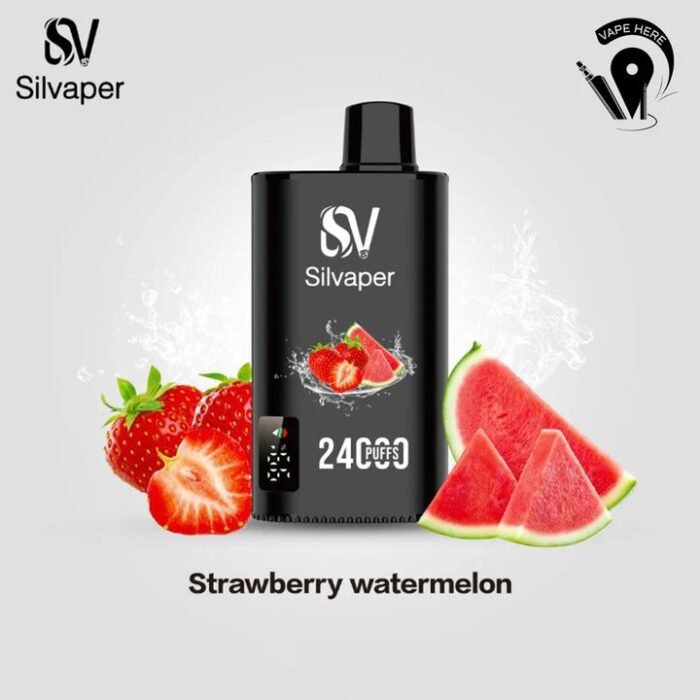 SILVAPER 24000 Puffs 20mg Disposable Vape Price in Dubai Strawberry Watermelon