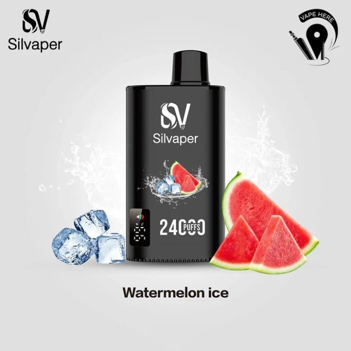 SILVAPER 24000 Puffs 20mg Disposable Vape Price in Dubai Watermelon Ice