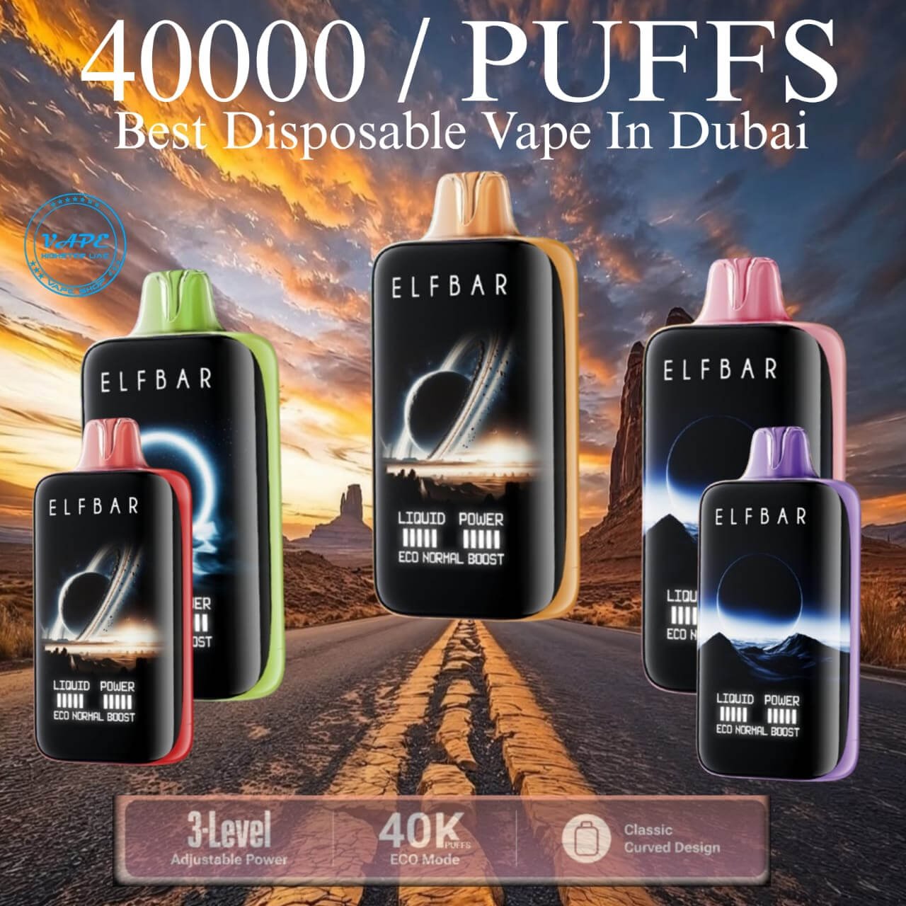 Elf Bar Moon Night 40000 Puffs Disposable Vape