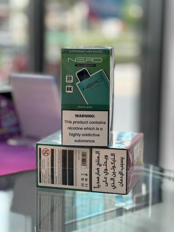 Nerd Slim 8000 Puffs Disposable Vape In Dubai