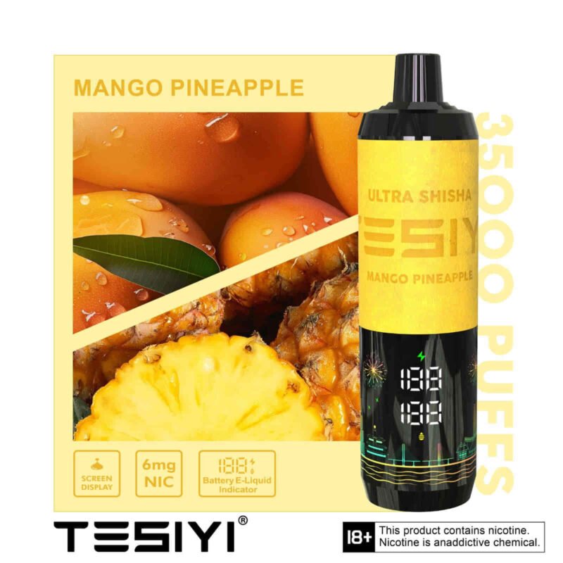 Tesiyi Ultra Shisha 35000 Puffs Disposable Mango Pineapple