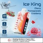 ELF BAR ICE KING 30000 PRICE IN DUBAI CHERRY POMEGRANATE CRANBERRY