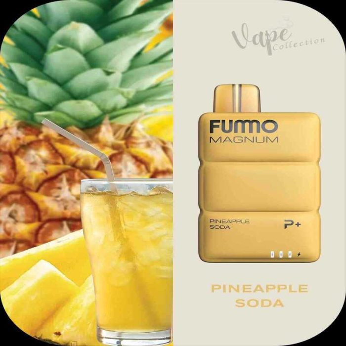 FUMMO Magnum 8000 Puffs 20MG Disposable Vape Price in Dubai PINEAPPLE SODA