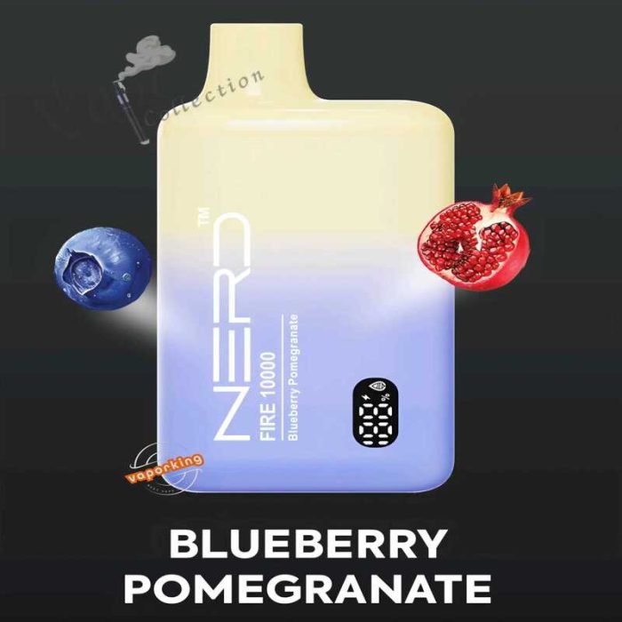 NERD Fire 10000 Puffs Disposable Vape Blueberry Pomegranate