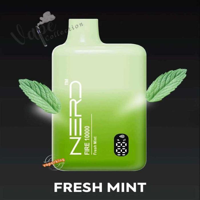 NERD Fire 10000 Puffs Disposable Vape Fresh Mint