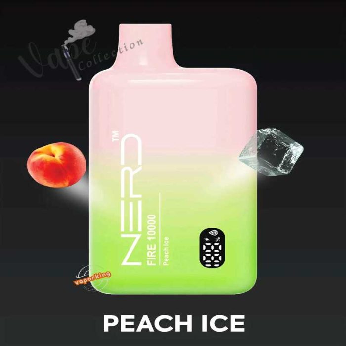 NERD Fire 10000 Puffs Disposable Vape Peach Ice