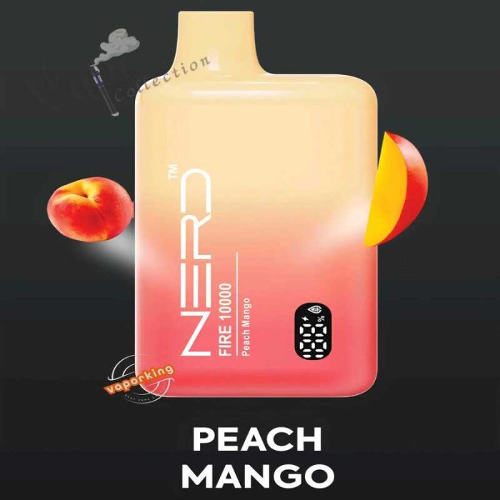NERD Fire 10000 Puffs Disposable Vape Peach mango