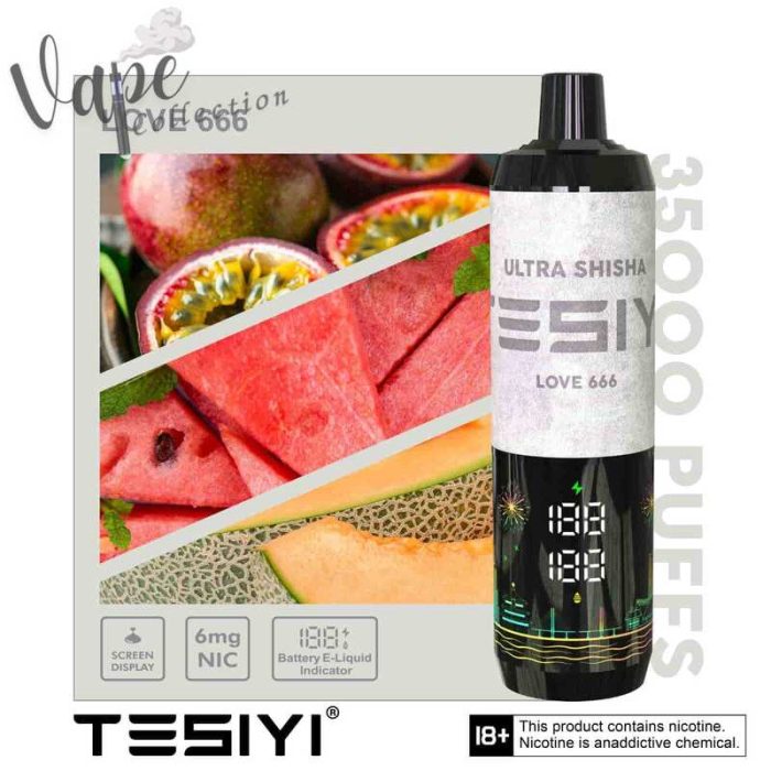 TESIYI ULTRA SHISHA 35000 PUFFS LOVE 666