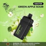 TUGBOAT Master 10000 Puffs 20MG Disposable Vape Price in Dubai Green-Apple Sour