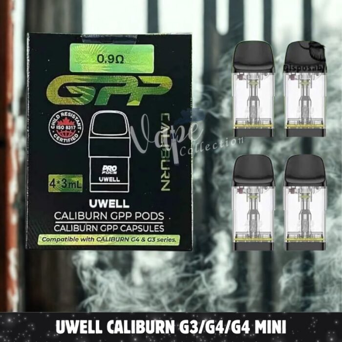 Uwell Caliburn G3/G4/G4 Mini Compatible Gpp 3ml Pod Cartridge In Dubai