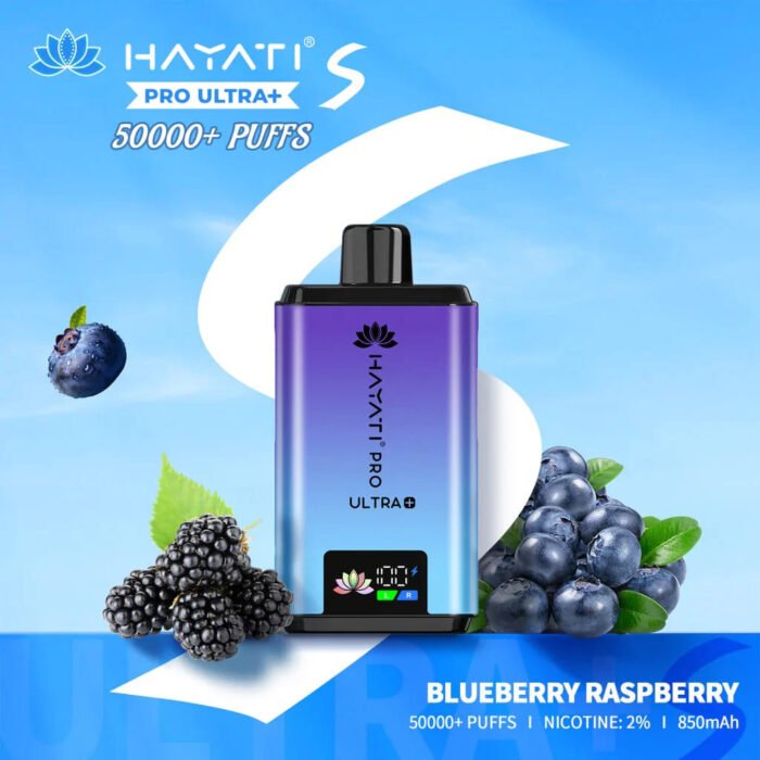 Hayati Pro Ultra 50000 Puffs Vape-Blueberry_Raspberry
