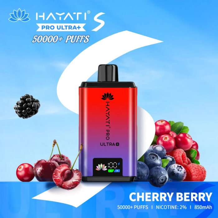 Hayati Pro Ultra 50000 Puffs Vape-Cherry_Berry