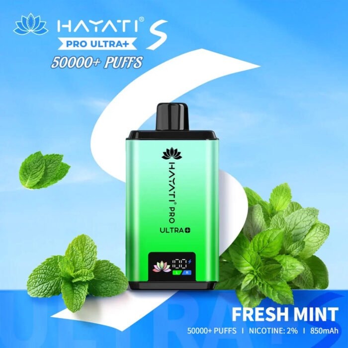 Hayati Pro Ultra 50000 Puffs Vape-Fresh_Mint