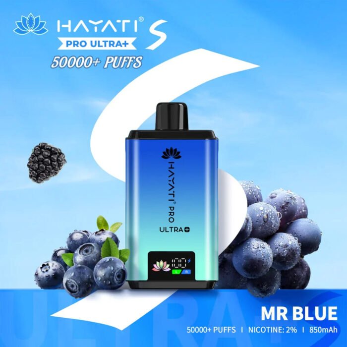 Hayati Pro Ultra 50000 Puffs Vape-MR_BLUE