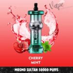 Mosmo Sultan 50000 Puffs DTL 0.3 Nicotine Hookah Disposable Vape in Dubai, Cherry Mint