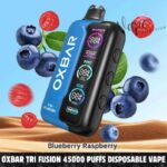 OXBAR TRI Fusion 45000 Puffs Disposable Vape 50mg Nicotine in Dubai, Blueberry Raspberry