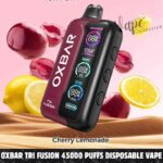 OXBAR TRI Fusion 45000 Puffs Disposable Vape 50mg Nicotine in Dubai, Cherry Lemonade