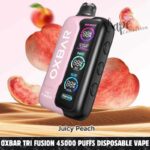 OXBAR TRI Fusion 45000 Puffs Disposable Vape 50mg Nicotine in Dubai, Juicy Peach