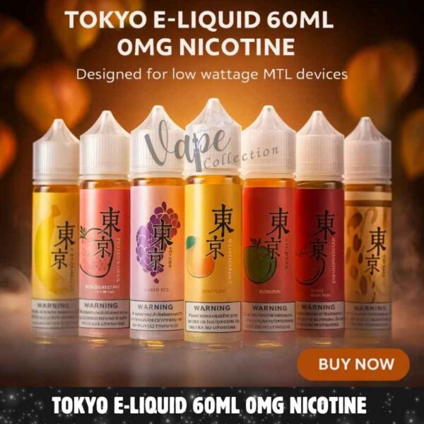 Tokyo E-liquid 60ml 0mg Nicotine In Dubai