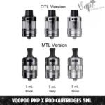 VOOPOO PnP X Pod Cartridges 5ml In Dubai