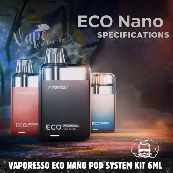 Vaporesso ECO Nano Pod System Kit 6ml In UAE