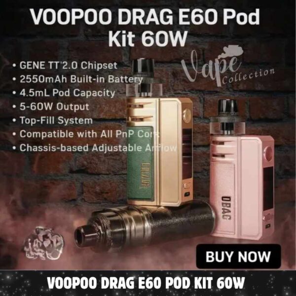 Voopoo DRAG E60 Pod Kit 60W In Dubai