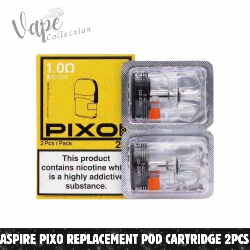 Aspire Pixo Replacement Pod Cartridge 2pcs In UAE – Buy Now (2) Aspire Pixo Replacement Pod Cartridge 2pcs In UAE – Buy Now