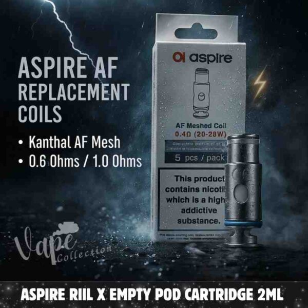 Aspire Riil X Empty Pod Cartridge 2ml In UAE – Buy Now
