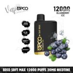 Beco Soft Max 12000 Puffs 20MG Nicotine None Rechargeable Disposable Vape In Dubi