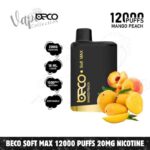 Beco Soft Max 12000 Puffs 20MG Nicotine None Rechargeable Disposable Vape In Dubi