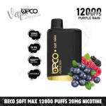 Beco Soft Max 12000 Puffs 20MG Nicotine None Rechargeable Disposable Vape In Dubi
