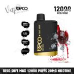Beco Soft Max 12000 Puffs 20MG Nicotine None Rechargeable Disposable Vape In Dubi