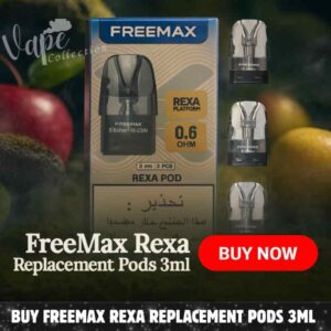 Buy FreeMax Rexa Replacement Pods 3ml In Dubai