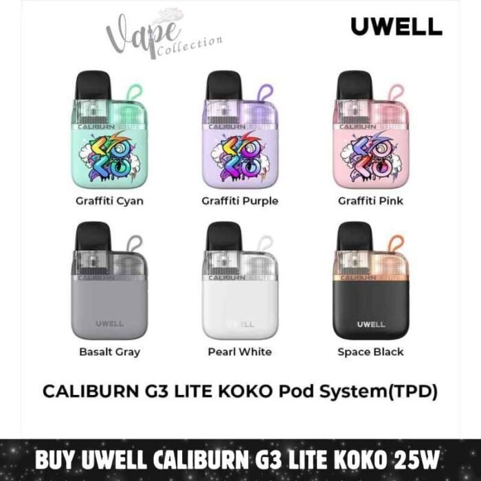 Buy Uwell Caliburn G3 Lite Koko 25W In Dubai