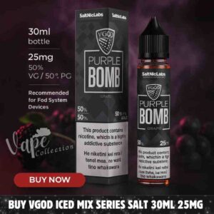 Buy VGOD Iced Mix Series Salt 30ml 25MG And 50MG In Dubai
