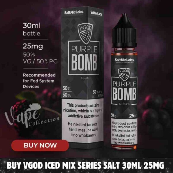 Buy VGOD Iced Mix Series Salt 30ml 25MG And 50MG In Dubai