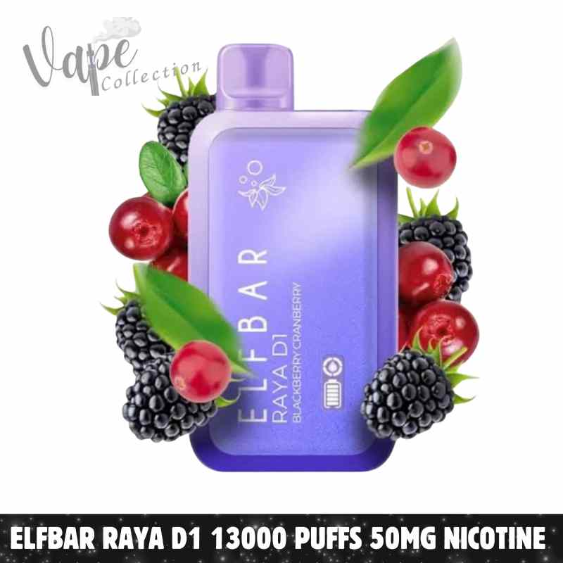 ELFBAR Raya D1 13000 Puffs 50MG Nicotine Disposable Vape In UAE – Buy Now