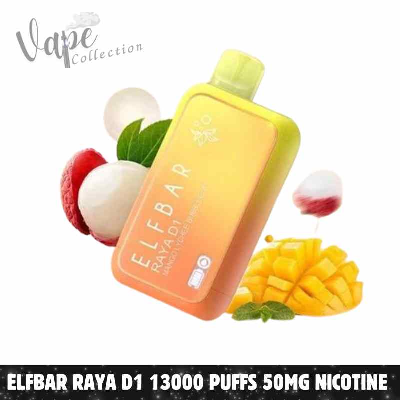 ELFBAR Raya D1 13000 Puffs 50MG Nicotine Disposable Vape In UAE – Buy Now