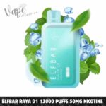 ELFBAR Raya D1 13000 Puffs 50MG Nicotine Disposable Vape In UAE – Buy Now