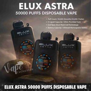 Elux Astra 50000 Puffs Disposable Vape 50MG In Dubai - Buy Now