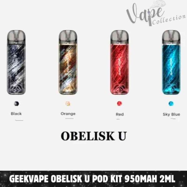 Geekvape Obelisk U Pod Kit 950mAh 2ml In UAE – Buy Now