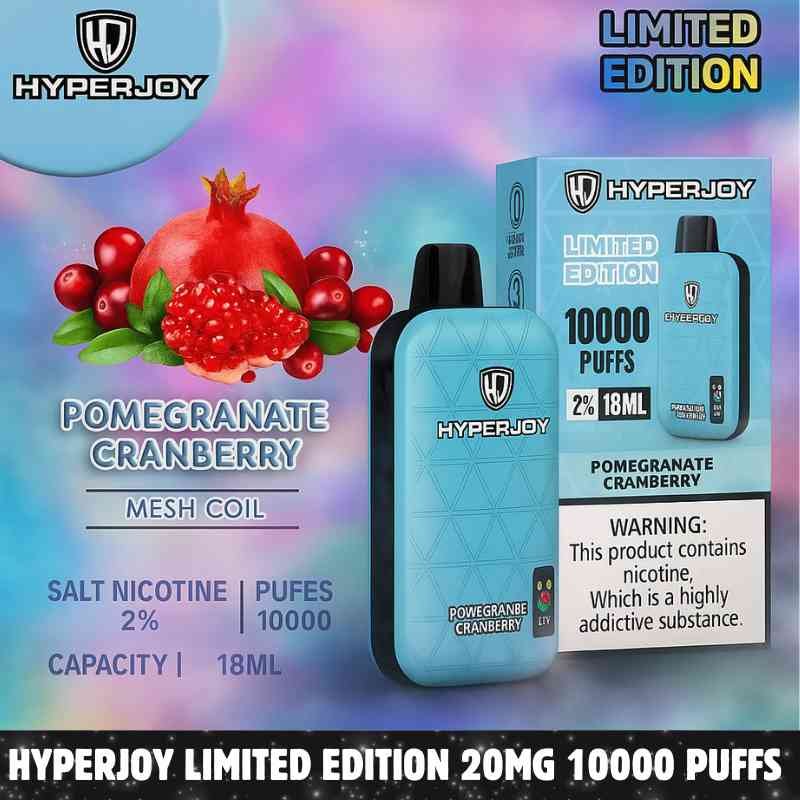HYPERJOY Limited Edition 20MG 10000 Puffs Disposable Vape In UAE – Buy Now (4) HYPERJOY Limited Edition 20MG 10000 Puffs Disposable Vape In UAE – Buy Now