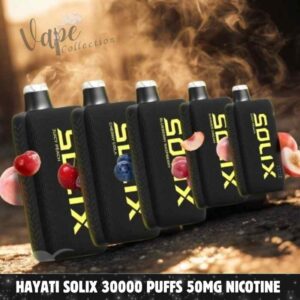 Hayati Solix 30000 Puffs 50MG Nicotine Disposable Vape – Buy Now