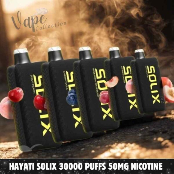 Hayati Solix 30000 Puffs 50MG Nicotine Disposable Vape – Buy Now