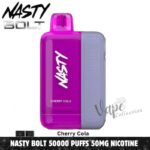 Nasty Bolt 50000 Puffs 50MG Nicotine Disposable Vape – Buy Now