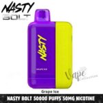 Nasty Bolt 50000 Puffs 50MG Nicotine Disposable Vape – Buy Now
