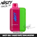 Nasty Bolt 50000 Puffs 50MG Nicotine Disposable Vape – Buy Now
