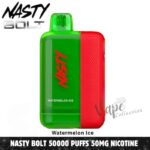 Nasty Bolt 50000 Puffs 50MG Nicotine Disposable Vape – Buy Now